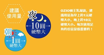 OZIO蜂王乳凝露的使用方法